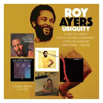 3CD Roy Ayers: A Tear To A Smile/mystic Voyage/vibrations/lifelin