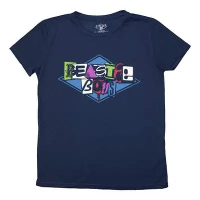 The Beastie Boys Ladies T-shirt: Multicolour Logo (x-large) XL