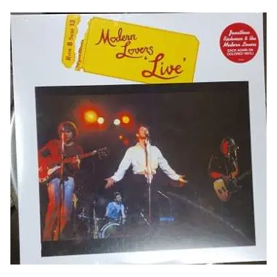 LP Jonathan Richman & The Modern Lovers: Live CLR | LTD