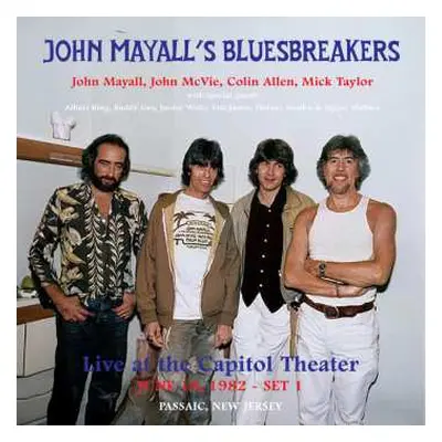 2LP John Mayall & The Bluesbreakers: Live At The Capitol Theater - June 18, 1982 CLR