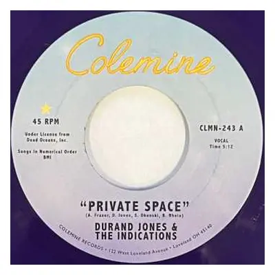 SP Durand Jones & The Indications: Private Space CLR