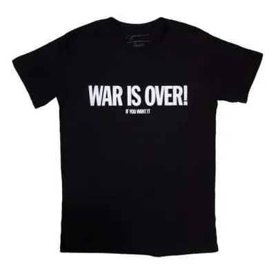 John Lennon Unisex T-shirt: War Is Over (small) S