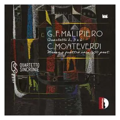 CD Claudio Monteverdi: Quartetti 2, 3 E 6 | Messa A Quattro Voci 1650 Post.