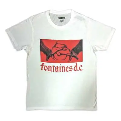 Fontaines D.c. Unisex T-shirt: Gothic Logo (xx-large) XXL