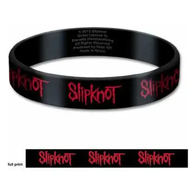 Slipknot Gummy Wristband: Logo