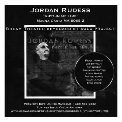 CD Jordan Rudess: Rhythm Of Time