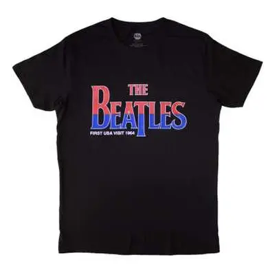 The Beatles Unisex T-shirt: First Usa Visit (x-large) XL