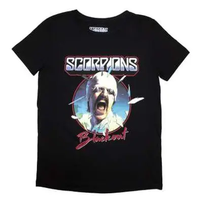 Scorpions Ladies T-shirt: Blackout Tour '82 (back Print) (xx-large) XXL