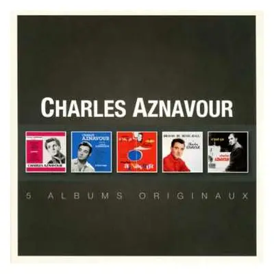 5CD/Box Set Charles Aznavour: 5 Albums Originaux