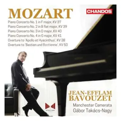 CD Wolfgang Amadeus Mozart: Klavierkonzerte Nr.1-4