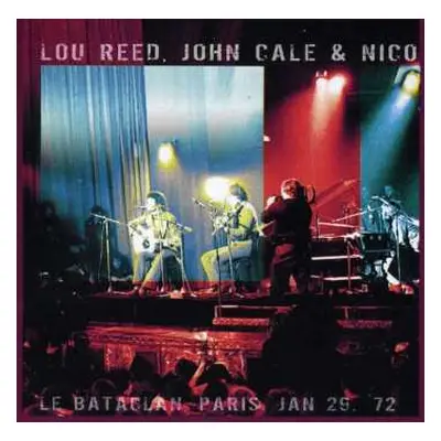 CD John Cale: Le Bataclan, Paris, Jan 29. '72