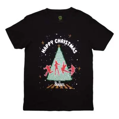 The Beatles Unisex T-shirt: Christmas Tree (large) L