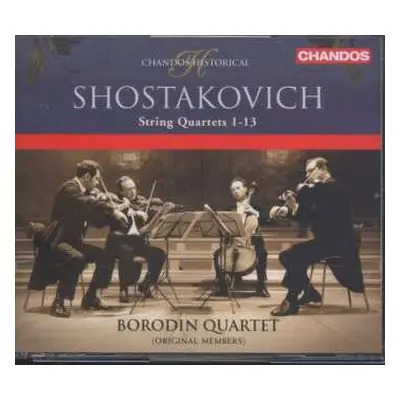 4CD Dmitri Shostakovich: String Quartets 1 - 13