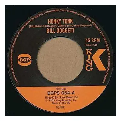 SP Bill Doggett: Honky Tonk / Honky Tonk Popcorn