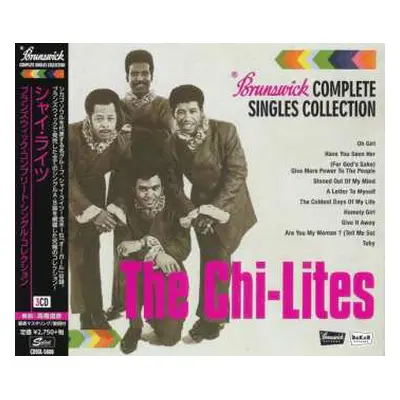 3CD The Chi-Lites: Brunswick Complete Singles Collection LTD