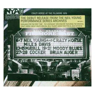 CD Neil Young & Crazy Horse: Live At The Fillmore East