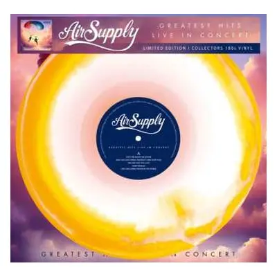 LP Air Supply: Greatest Hits - Live In Concert (180g) (limited Numbered Edition) (colored Vinyl)