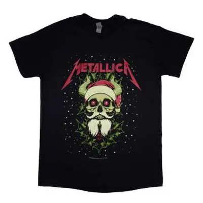 Metallica Unisex T-shirt: Santa Horns (xx-large) XXL