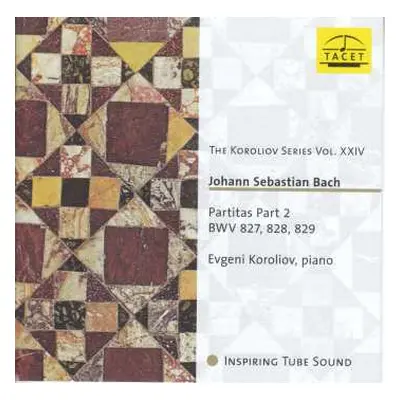 CD Johann Sebastian Bach: Partiten Bwv 827-829