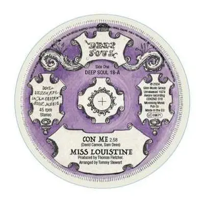 SP Miss Louistine / Sam Dees: Con Me / Con Me