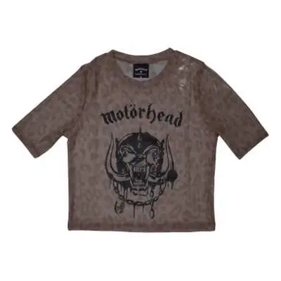 Motorhead Ladies Crop Top: Warpig (mesh) (small) S