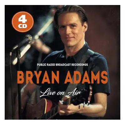 4CD Bryan Adams: Live On Air (4-cd Set)