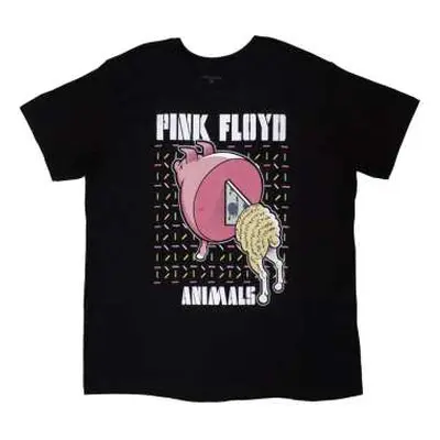 Pink Floyd Unisex T-shirt: Animals Cartoons (back Print) (xx-large) XXL