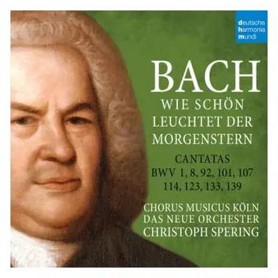 3CD Johann Sebastian Bach: Kantaten Bwv 1,8,92,101,107,114,123,133,139