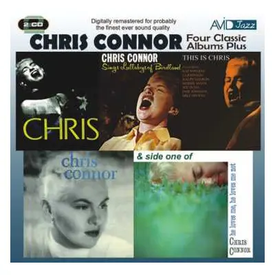 2CD Chris Connor: Four Classic Albums Plus