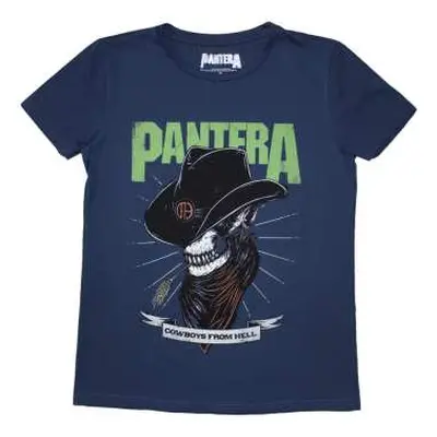 Pantera Ladies T-shirt: Skeleton Cowboy (xx-large) XXL