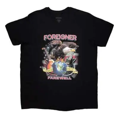 Foreigner Unisex T-shirt: Farewell Eagle (medium) M