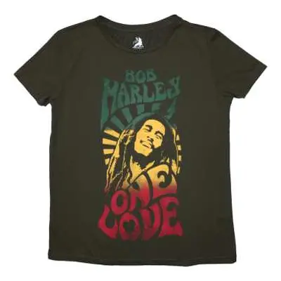 Bob Marley Ladies T-shirt: One Love Gradient (medium) M