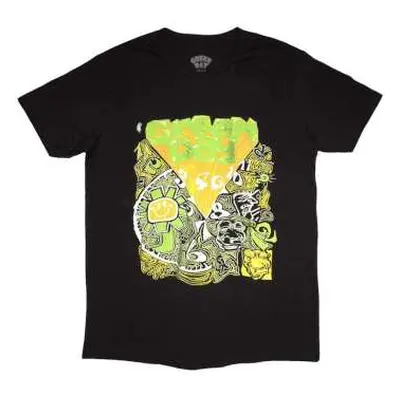 Green Day Unisex T-shirt: Psychedelic Kerplunk (back Print) (xx-large) XXL