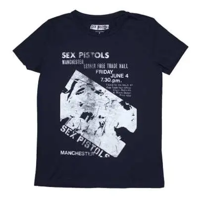 The Sex Pistols Ladies T-shirt: Manchester Flyer (xx-large) XXL