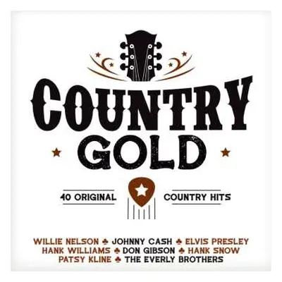 2CD Various: Country Gold: 40 Original Country Hits