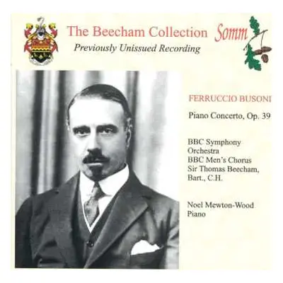 CD Sir Thomas Beecham: Piano Concerto, Op. 39