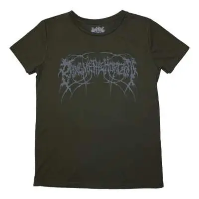 Bring Me The Horizon Ladies T-shirt: Metal Logo Genxsis (back Print) (small) S