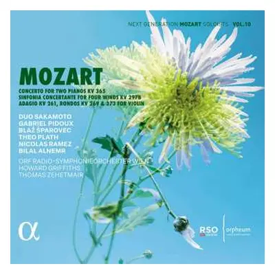 CD Wolfgang Amadeus Mozart: Concerto For Two Pianos KV 365 / Sinfonia Concertante For Four Winds