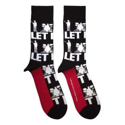 The Beatles Unisex Ankle Socks: Let It Be Silhouettes Repeat