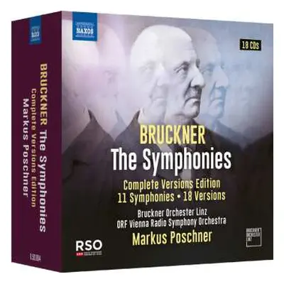 18CD Anton Bruckner: Sämtliche Symphonien In Allen Gesamtfassungen