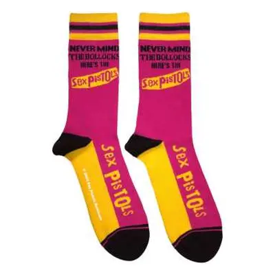 The Sex Pistols Unisex Ankle Socks: Never Mind The Bollocks Stripes