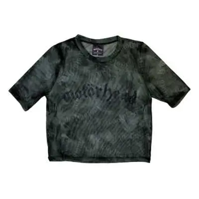 Motorhead Ladies Crop Top: Logo (mesh) (x-small) XS