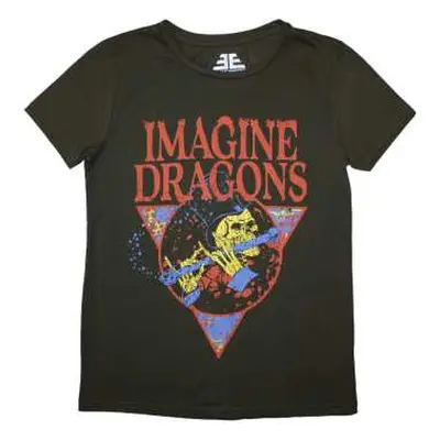 Imagine Dragons Ladies T-shirt: Skeleton Flute (small) S