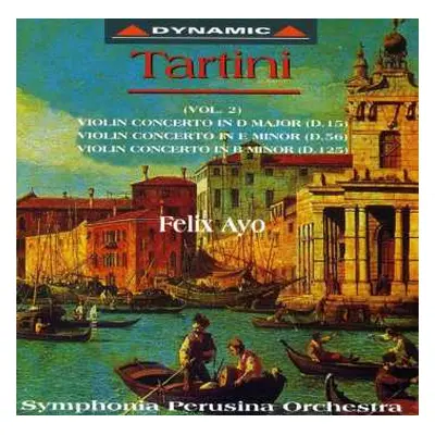 CD Giuseppe Tartini: Violinkonzerte D.15,56,125