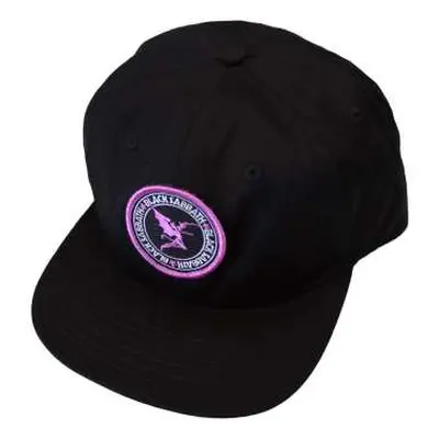 Black Sabbath Unisex Baseball Cap: Purple Daemon Emblem