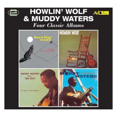 2CD Howlin' Wolf & Muddy Waters: 4 Classic Albums