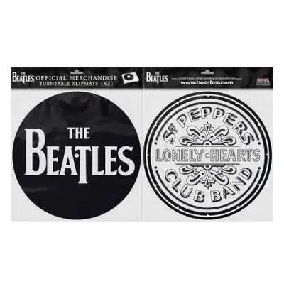 Slipmat Set Drop T Logo The Beatles & Sgt Pepper Drum