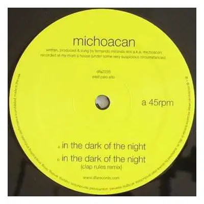 LP Michoacan: In The Dark Of The Night