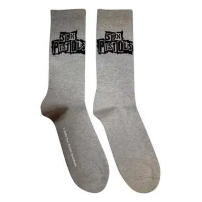 The Sex Pistols Unisex Terry Socks: Stacked Logo