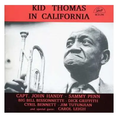 CD Kid Thomas Valentine: Kid Thomas In California